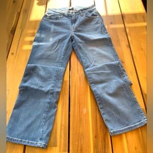 7 For All Mankind Womens Kimmie Straight Blue Jeans Size 25